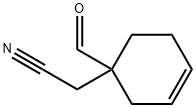 3-Cyclohexene-1-acetonitrile, 1-formyl- (9CI) Structure
