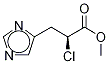 데스아미노(αS)-클로로히스티딘메틸에스테르 구조식 이미지