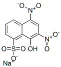 8-Hydroxy-5,7-dinitronaphthalene-1-sulfonic acid sodium salt Structure