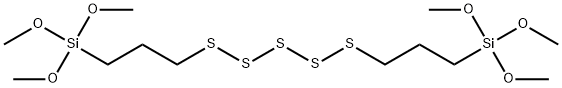 3,3,15,15-tetramethoxy-2,16-dioxa-7,8,9,10,11-pentathia-3,15-disilaheptadecane  Structure