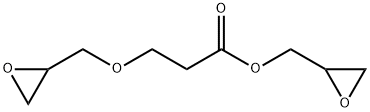 oxiranylmethyl 3-(oxiranylmethoxy)propionate Structure