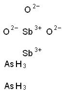 Antimony arsenic oxide 구조식 이미지