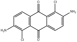 2,6-디아미노-1,5-디클로로안트라퀴논 구조식 이미지