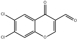 6,7-DICHLORO-3-FORMYLCHROMONE Structure