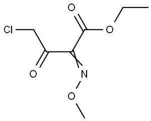 ethyl 4-chloro-2-(methoxyimino)-3-oxobutyrate  Structure