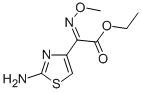 에틸2-(2-아미노티아졸-4-일)-2-메톡시이미노아세테이트 구조식 이미지
