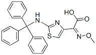 (Z)-2-(2-TRITYLAMINOTHIAZOL-4-YL)-2-METHOXYIMINO ACETIC ACID Structure