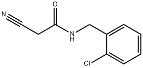 N-(2-chlorobenzyl)-2-cyanoacetamide 구조식 이미지