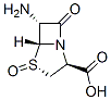 4-Thia-1-azabicyclo[3.2.0]heptane-2-carboxylicacid,6-amino-7-oxo-,4-oxide,[2S-(2alpha,4alpha,5alpha,6beta)]- 구조식 이미지