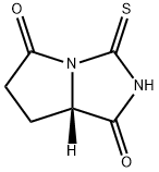 1H-Pyrrolo[1,2-c]imidazole-1,5(6H)-dione,tetrahydro-3-thioxo-,(S)-(9CI) 구조식 이미지