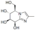 Imidazo[1,2-a]pyridine-6,7,8-triol, 5,6,7,8-tetrahydro-5-(hydroxymethyl)-2-methyl-, (5R,6R,7S,8R)- (9CI) Structure