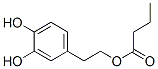 Butanoic acid, 2-(3,4-dihydroxyphenyl)ethyl ester (9CI) 구조식 이미지