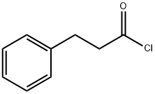 Hydrocinnamoyl chloride 구조식 이미지