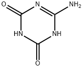 6-아미노-1,3,5-트라이아진-2,4(1H,3H)-다이온 구조식 이미지