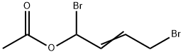 1,4-dibromo-2-butenyl acetate  구조식 이미지