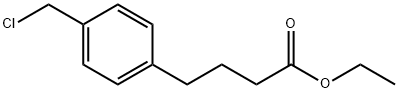 ethyl 4-(4-(chloromethyl)phenyl)butanoate 구조식 이미지