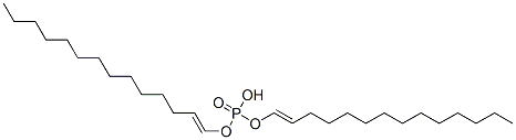 ditetradecenyl hydrogen phosphate Structure