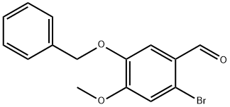 2-Bromo-4-methoxy-5-(benzyloxy)benzaldehyde Structure
