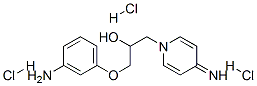 1-(3-aminophenoxy)-3-(4-iminopyridin-1-yl)propan-2-ol trihydrochloride 구조식 이미지