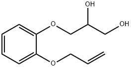 3-[2-(Allyloxy)phenoxy]-1,2-propanediol 구조식 이미지