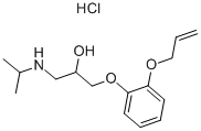 OXPRENOLOL HYDROCHLORIDE Structure