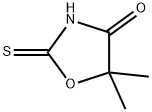5,5-디메틸-2-티옥소옥사졸리딘-4-온 구조식 이미지