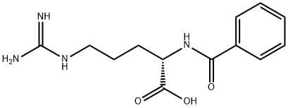 5-[[AMINO(IMINO)METHYL]AMINO]-2-(BENZOYLAMINO)PENTANOIC ACID Structure