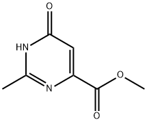 6-HYDROXY-2-METHYLPYRIMIDINE-4-ACETIC ACID METHYL ESTER 구조식 이미지