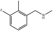 Benzenemethanamine, 3-fluoro-N,2-dimethyl- (9CI) 구조식 이미지