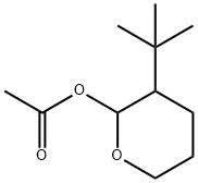 2H-Pyran-2-ol,3-(1,1-dimethylethyl)tetrahydro-,acetate(9CI) Structure
