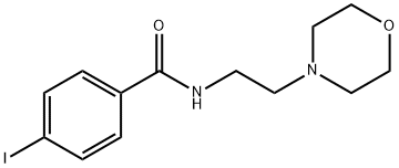 4-iodo-N-(2-(4-morpholinyl)ethyl)benzamide Structure