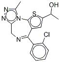 alpha-hydroxyetizolam Structure