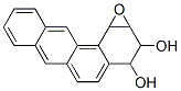 3,4-dihydroxy-1,2-epoxy-1,2,3,4-tetrahydrobenz(a)anthracene Structure