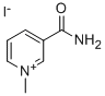 1-METHYL-NICOTINAMIDE IODIDE 구조식 이미지