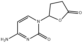 4-amino-1-(5-oxooxolan-2-yl)pyrimidin-2-one 구조식 이미지