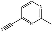 4-Pyrimidinecarbonitrile, 2-methyl- (9CI) 구조식 이미지