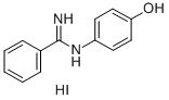 N-(4-Hydroxyphenyl)benzenecarboximidamide monohydriodide 구조식 이미지