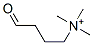 N,N,N-trimethyl-4-oxobutan-1-aminium Structure