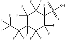 Perfluoro-p-ethylcyclohexylsulfonic acid Structure