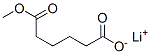 lithium methyl adipate Structure