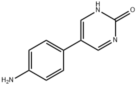 2(1H)-Pyrimidinone, 5-(4-aminophenyl)- (9CI) 구조식 이미지