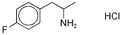 4-fluoro-α-methylbenzeneethanamine  hydrochloride Structure