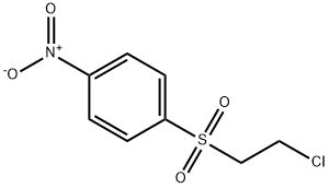 1-(2-chloroethylsulfonyl)-4-nitro-benzene Structure