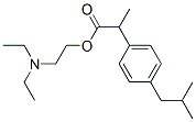 ibuprofen diethylaminoethyl ester 구조식 이미지