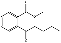 Methyl 2-pentanoylbenzoate 구조식 이미지