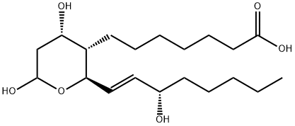 9ALPHA,11,15S-TRIHYDROXY-THROMBOX-13E-EN-1-OIC산 구조식 이미지