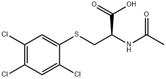 N-acetyl-S-(trichlorophenyl)cysteine 구조식 이미지