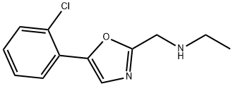 2-에틸아미노메틸-5-(2-클로로페닐)옥사졸 구조식 이미지