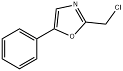 2-(CHLOROMETHYL)-5-PHENYL-1,3-OXAZOLE 구조식 이미지