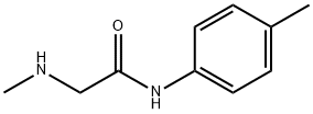 2-(METHYLAMINO)-N-(4-METHYLPHENYL)ACETAMIDE HYDROCHLORIDE 구조식 이미지